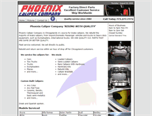 Tablet Screenshot of phoenixcaliper.com